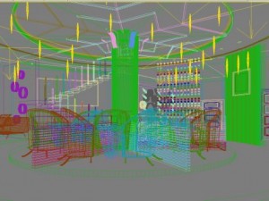 bar space 091 Modello 3D