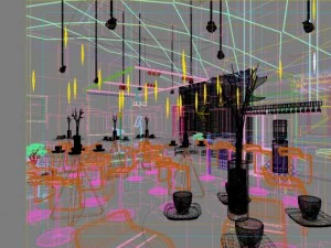 bar space 092 3D Model