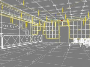 bar space 095 Model 3D