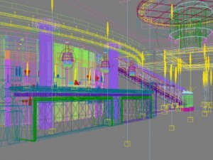 bar space 098 Modello 3D