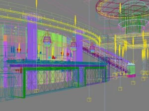 bar space 098 3D Model