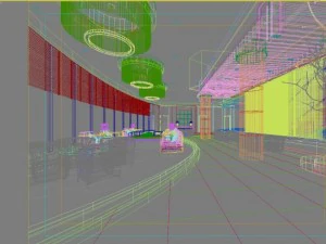 bar space 099 3D Model