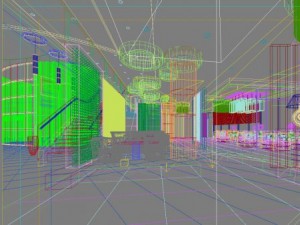 bar space 100 3D Model