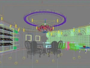 bar space 105 3D Model