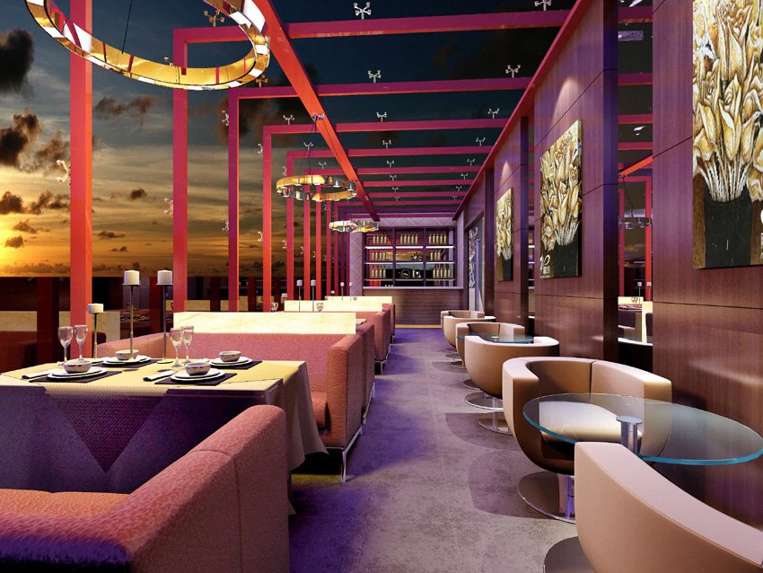 bar space 109 3D Model .c4d .max .obj .3ds .fbx .stl .blend