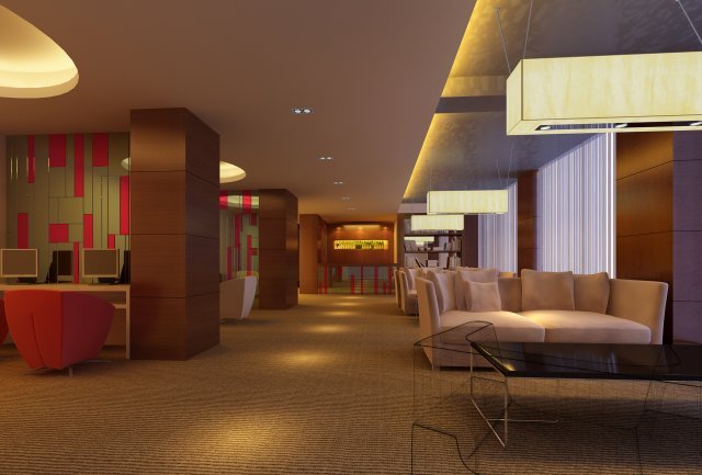 bar space 110 Model 3D .c4d .max .obj .3ds .fbx .stl .blend 