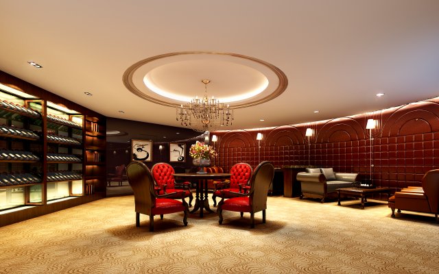 bar space 114 Modello 3D .c4d .max .obj .3ds .fbx .stl .blend 