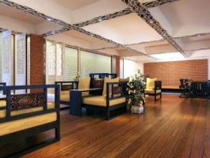 espacio de barra 117 Modelo 3D