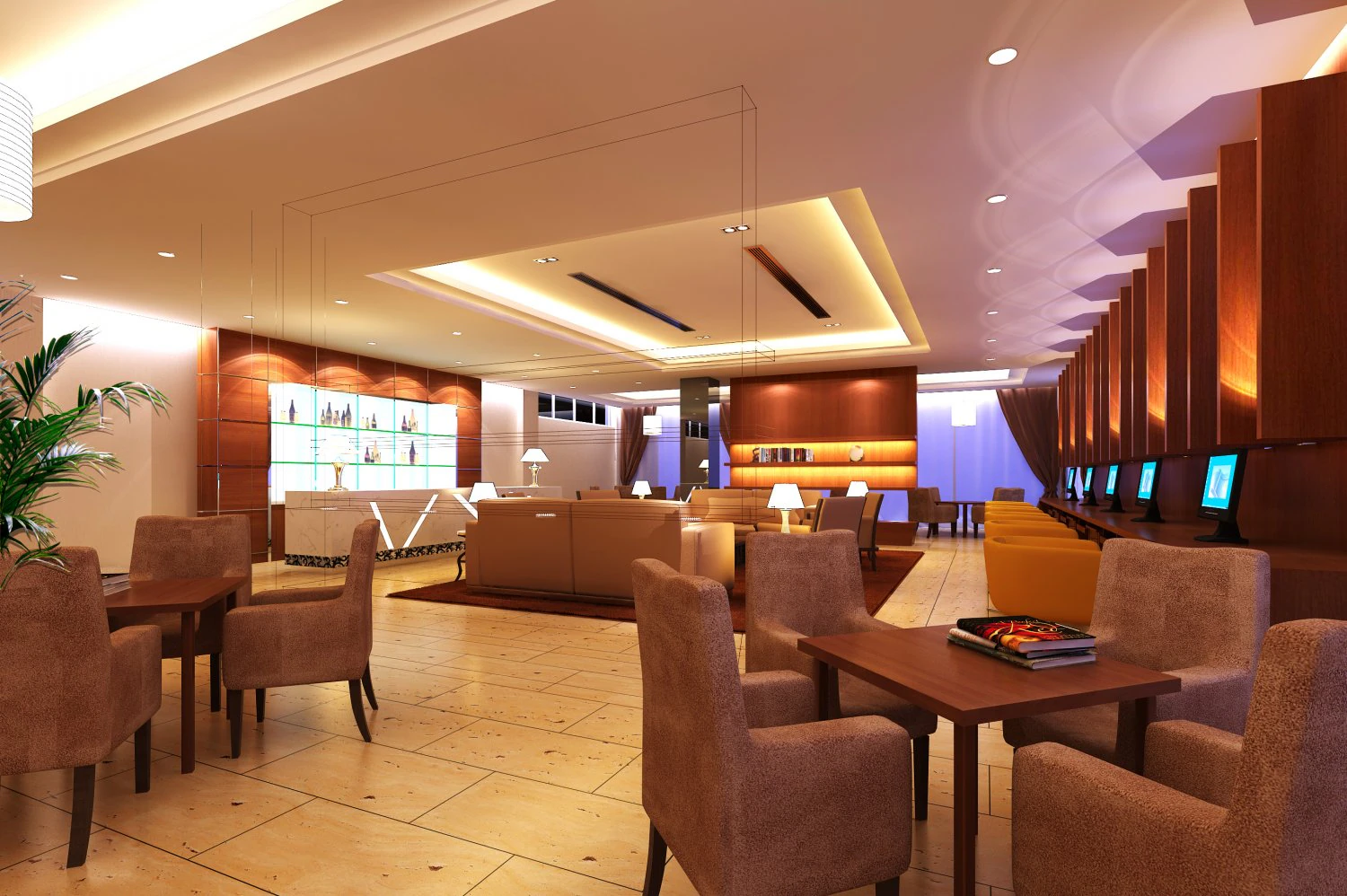 bar space 112 3D Model .c4d .max .obj .3ds .fbx .stl .blend