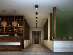 ruang restoran 028 Model 3D