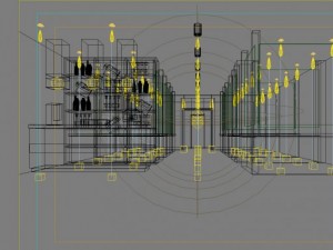restaurant space 028 3D Model