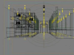 restaurant space 028 3D Model