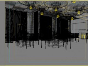 restaurant space 027 Modèle 3D