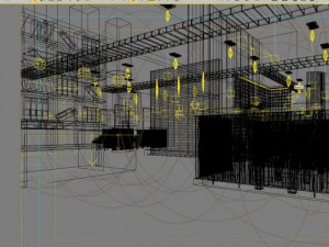 restaurant space 031 3D मॉडल