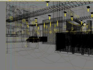restaurant space 031 3D Model