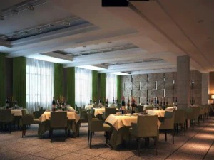 espa&ccedil;o restaurante 036 Modelo 3D