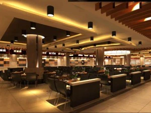 restaurant space 043 3D Model