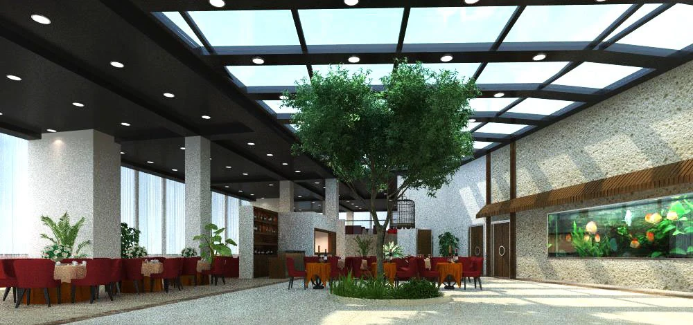 restaurant space 044 3D Model .c4d .max .obj .3ds .fbx .stl .blend 