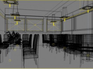 restaurant space 042 3Dモデル