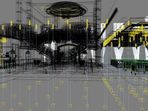 restaurant space 047 3D 모델
