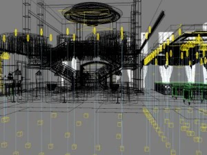 restaurant space 047 3D Model