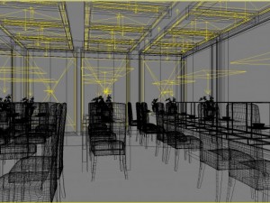 restaurant space 041 3D Model