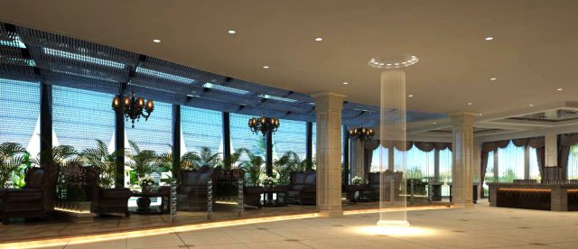 restaurant space 049 3D 모델 .c4d .max .obj .3ds .fbx .stl .blend 