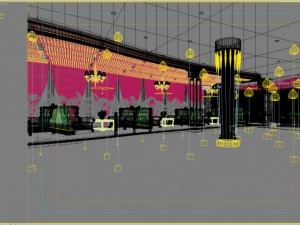 restaurant space 049 3D 모델