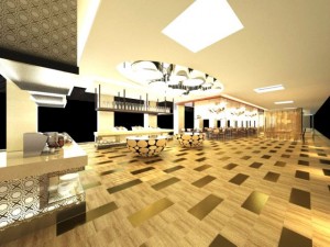 restaurant space 055 3D-Modell
