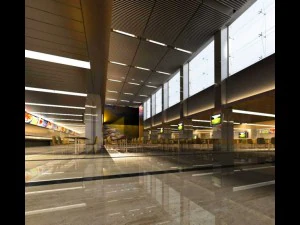 spazio ristorante 057 Modello 3D