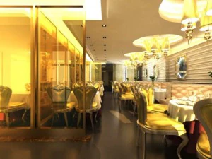 restaurant space 058 3D Model