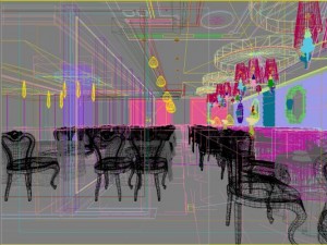 restaurant space 058 3Dモデル