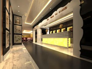 espa&ccedil;o restaurante 060 Modelo 3D