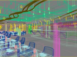 restaurant space 061 3D Model