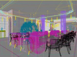 restaurant space 062 3D Model