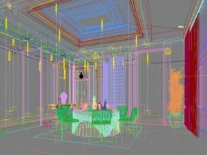 restaurant space 065 3D Model