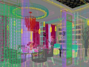 restaurant space 069 Modelo 3D