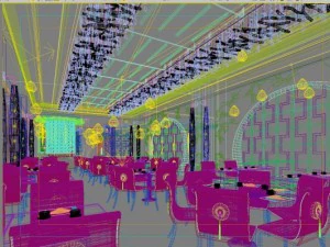 restaurant space 066 3D Model
