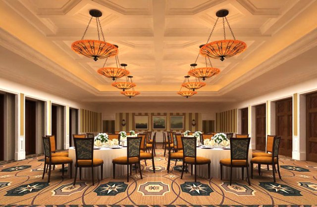restaurant space 073 Modello 3D .c4d .max .obj .3ds .fbx .stl .blend 