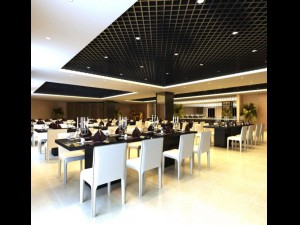 restaurant space 074 3D-Modell