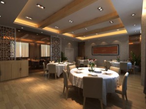 restaurant space 081 Modello 3D