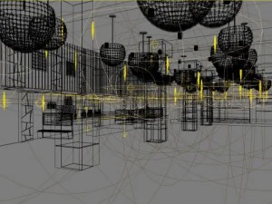 restaurant space 082 3D Model