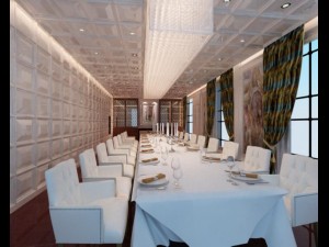 restaurant space 084 Modèle 3D