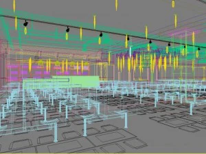 restaurant space 089 3D Model