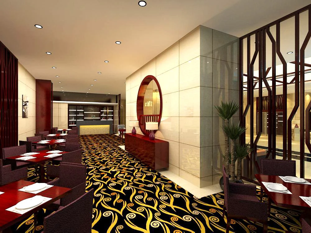 restaurant space 090 3D Model .c4d .max .obj .3ds .fbx .stl .blend 