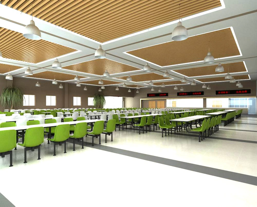 restaurant space 091 3D Model .c4d .max .obj .3ds .fbx .stl .blend 