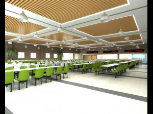 spazio ristorante 091 Modello 3D