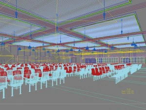 restaurant space 091 3D Model