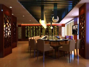 spazio ristorante 085 Modello 3D