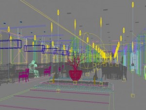 restaurant space 092 3D Model